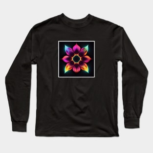 mandala flowers Long Sleeve T-Shirt